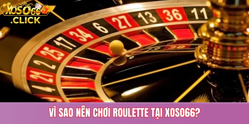 Roulette Xoso66 – Luật Chơi, Loại Cược Và Lưu Ý Rủi Ro 2 Lý do nên chơi Roulette tại Xoso66: giao diện 3D, tốc độ ổn định, bảo mật an toàn và nhiều khuyến mãi