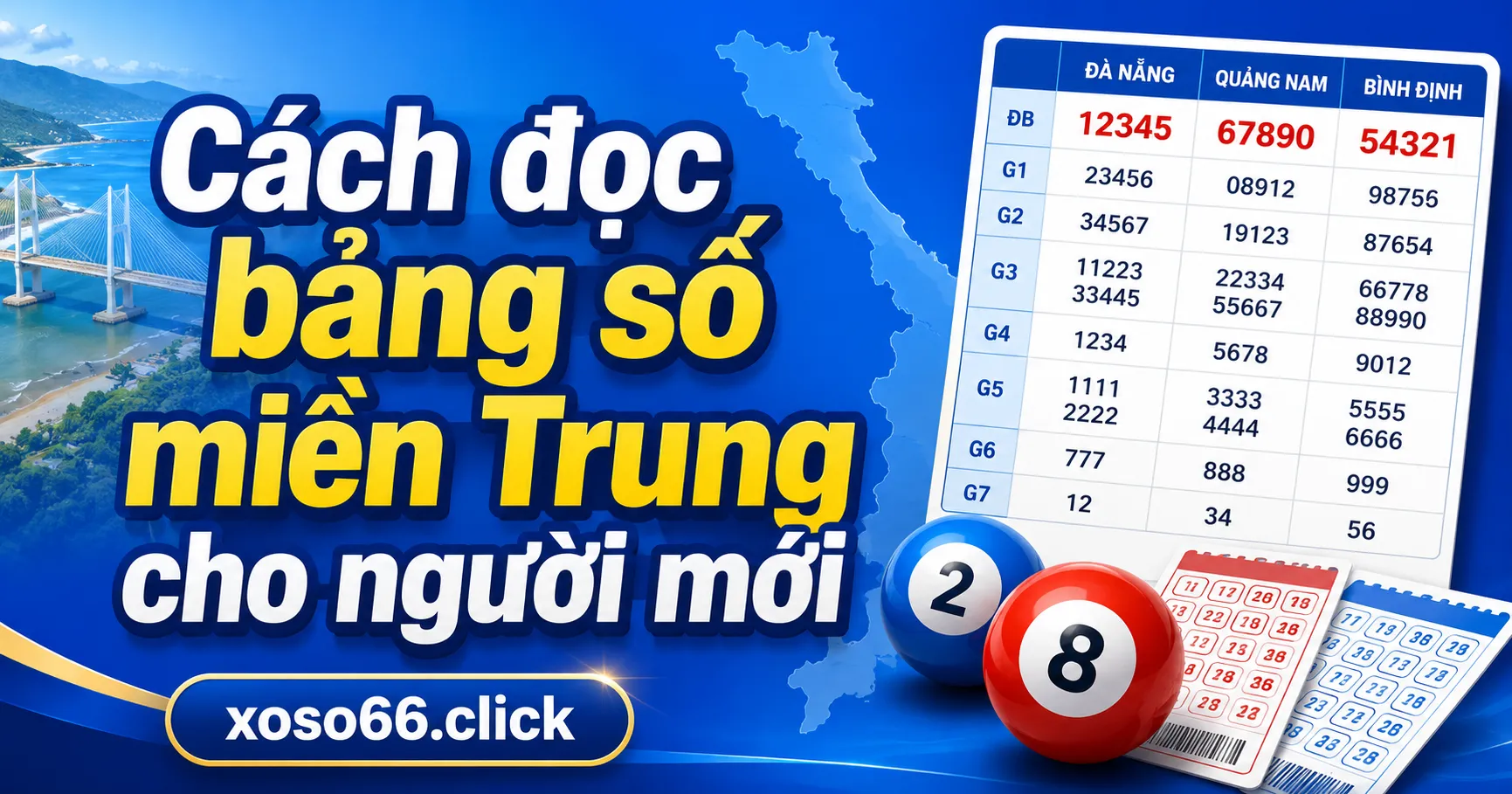 Cách đọc bảng số miền Trung cho người mới