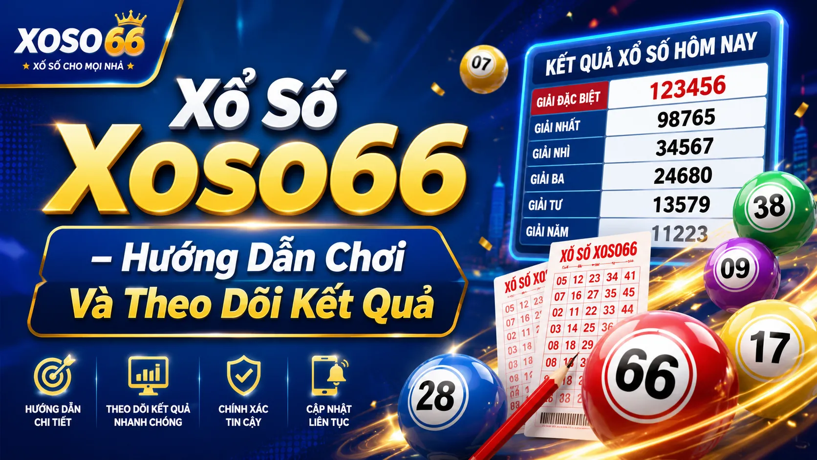 Xổ Số Xoso66 – Hướng Dẫn Chơi Và Theo Dõi Kết Quả